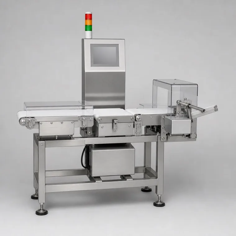 Inline checkweigher