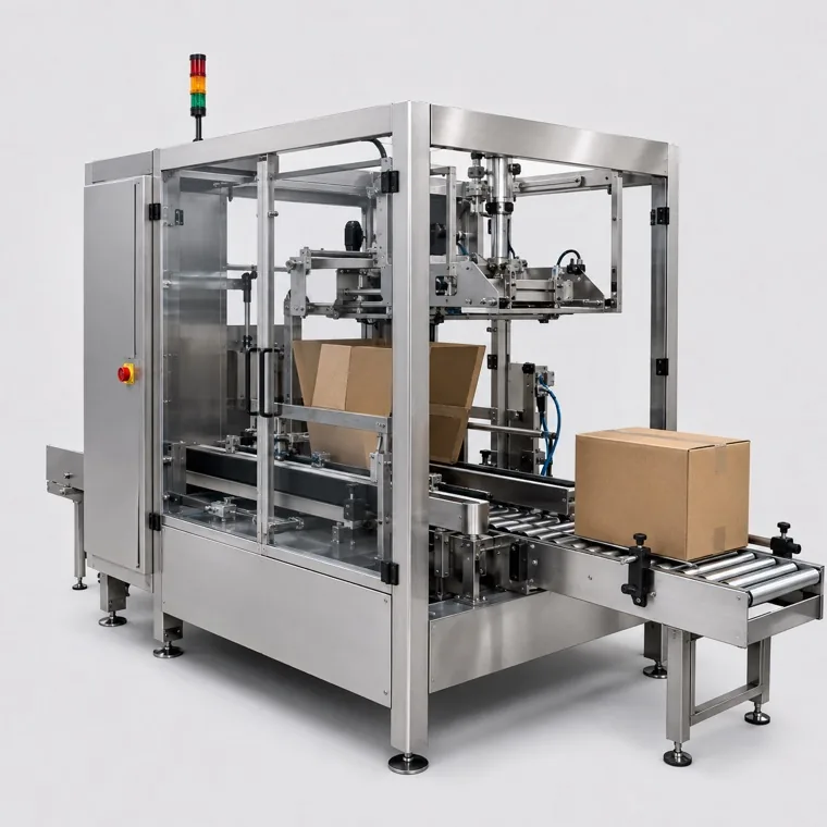Carton erecting & sealing machine